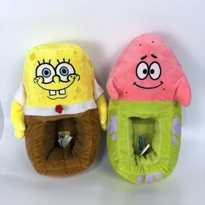SpongeBob And Patrick Slippers Adults Size L/XL (10 - 12) Unisex
